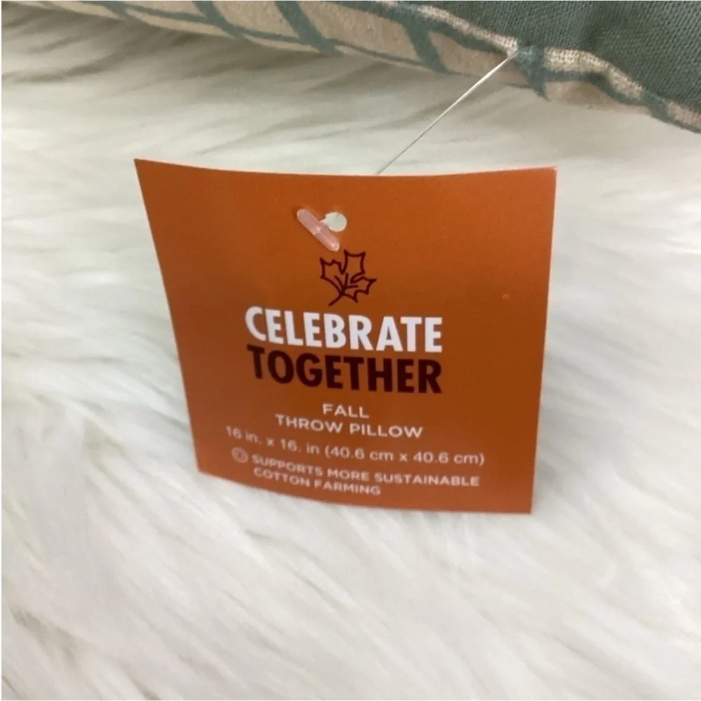 Celebrate Together by Kohls Fall Welcomes You decorative pillow NWT